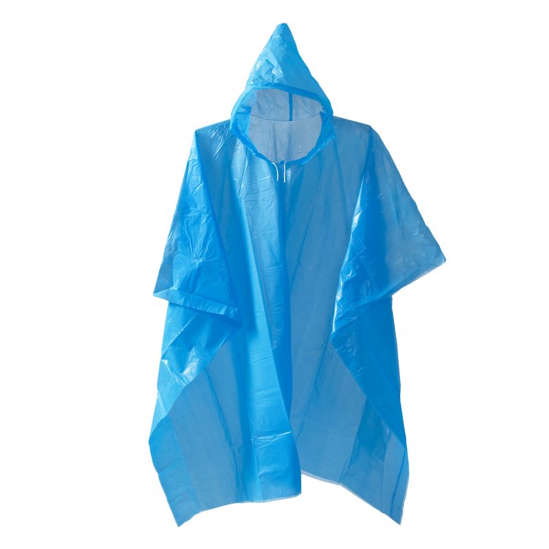 Caribee Poncho Rain Coat Blue Color – Budget Camping